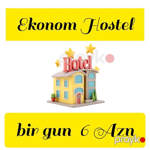 EM Hostel Baku 6 nəferlik ekonom otaqda bir yataq cəmi 6 Azn. Tek — Masazır