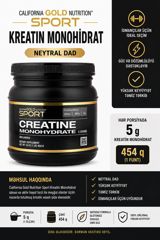 California Gold Nutrition Sport Kreatin Monohidrat 454 q — Elvin Rahimov