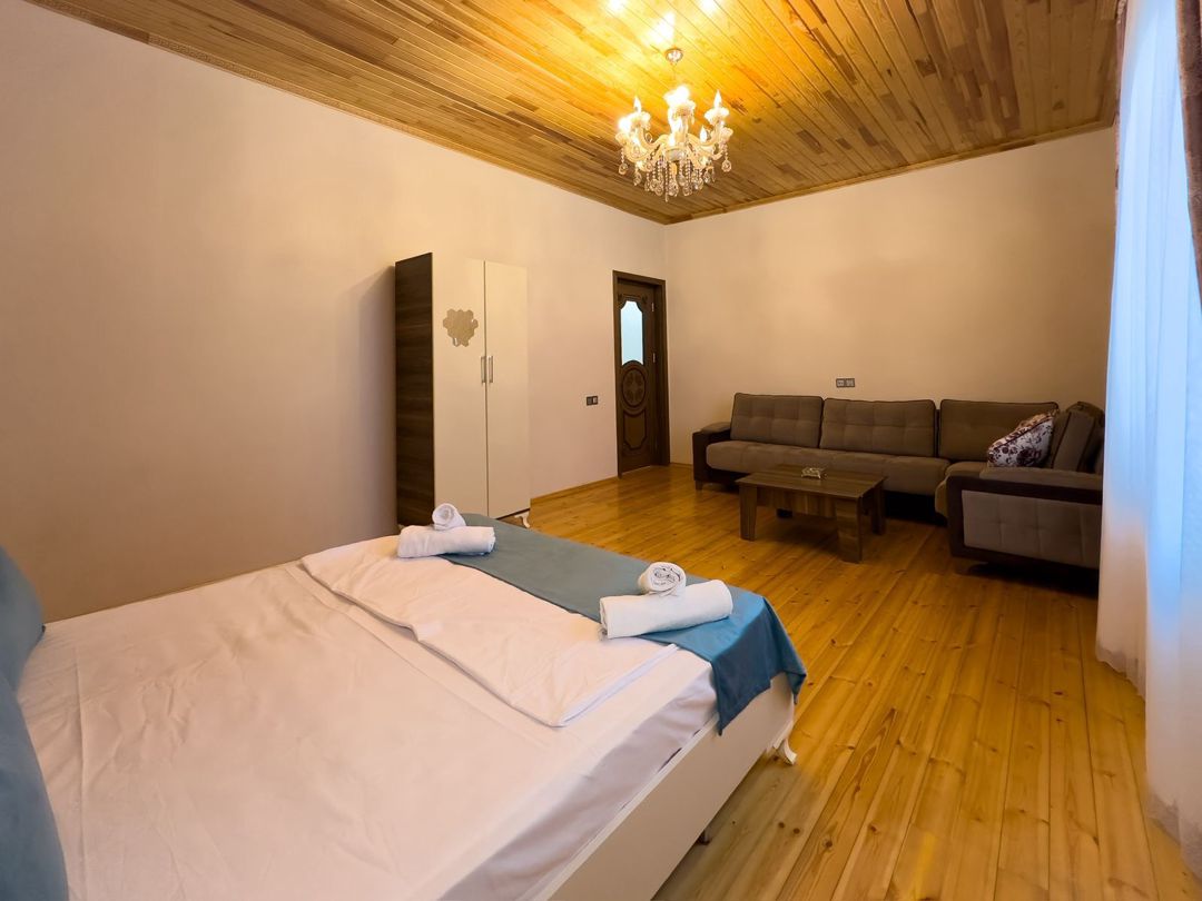 İcarəyə verilir 6 otaqlı həyət evi/bağ evi 300 m² — Ev, villa, Qəbələ (7)