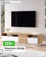 Televizor altlığı – 40×50×180 sm - Material: 18 mm laminat - Rəng — Mebel