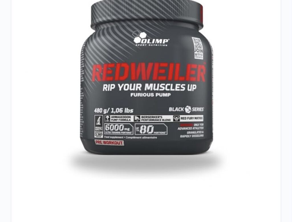 Olimp Sport Nutrition REDWEILER – məşqdən əvvəl istifadə üçün güclü
