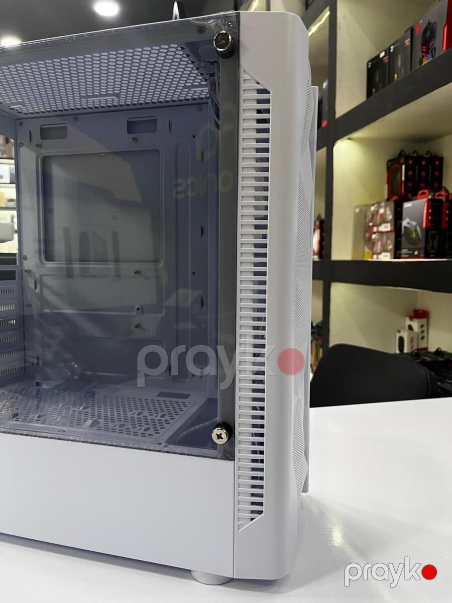 Gaming Case "GameKM IceDrill Atx (White)" — Elektronika, Bakı (5)