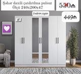 6 qapılı dolab Yep yeni 449 azn rəng seçimi var çatdırılma var — nihad — Mebel