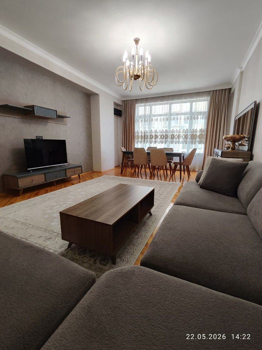 3-otaqlı yeni tikili, İnşaatçılar m., 140 m² — Daşınmaz əmlak, Bakı (2)