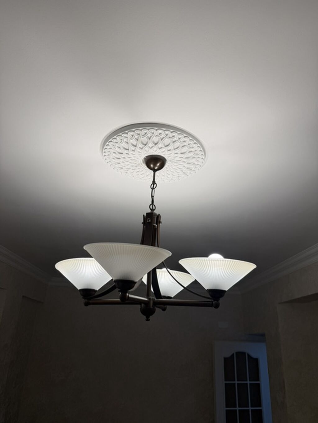 Çılçıraq, 4 lampa, Taxta — İşıqlandırma, Bakı (3)