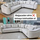 Künc divan, Qonaq otağı üçün, Parça, Bazalı, Açılan — Jale_Mebel — Мебель
