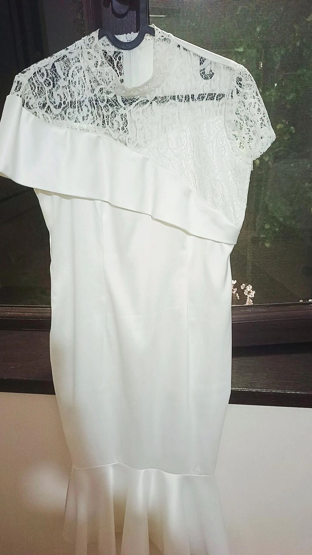 Ağ rəngli zərif midi don - Nikah və rəsmi tədbirlər üçün