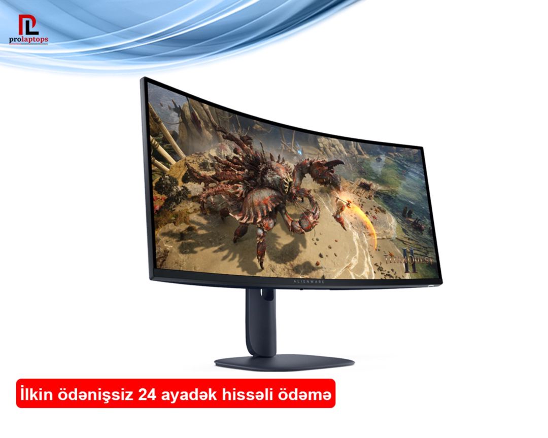 Curved Dell Alienware 34 Gaming Monitor - AW3425DWM 210-BQWL — Elektronika, Bakı (2)