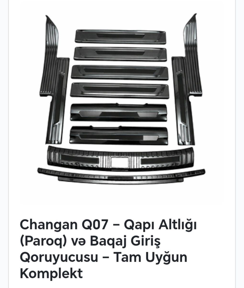 Changan Q07 aksesuarları — Ehtiyat hissələri və aksesuarlar, Bakı (9)