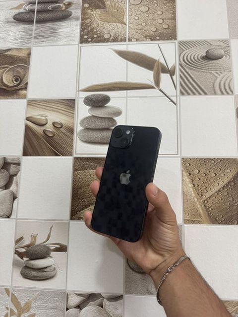 iPhone 14, 128 GB, qara rəng, zəmanətli