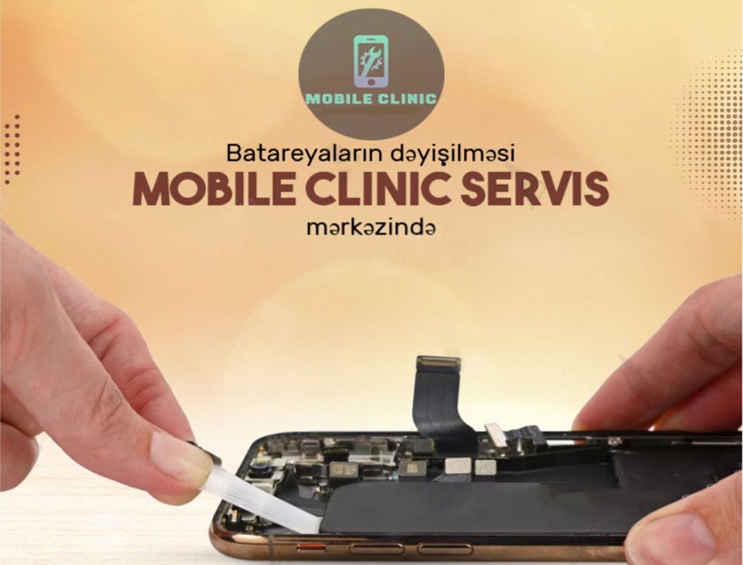 Apple iPhone batareya dəyişilməsi — Mallar, Bakı