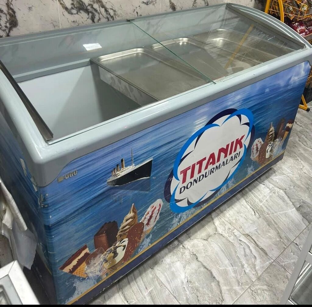 Ticarət tipli dondurma vitrini / 💫RR Dondurma ucun soyuducu ela
