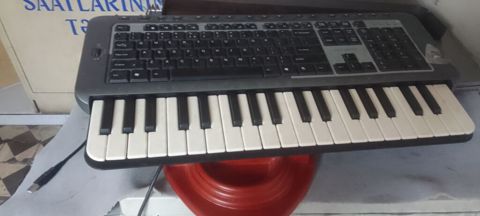 USB MIDI klaviatura (mini piano klavişləri) - 25 klavişli (2 oktavaya — Digah