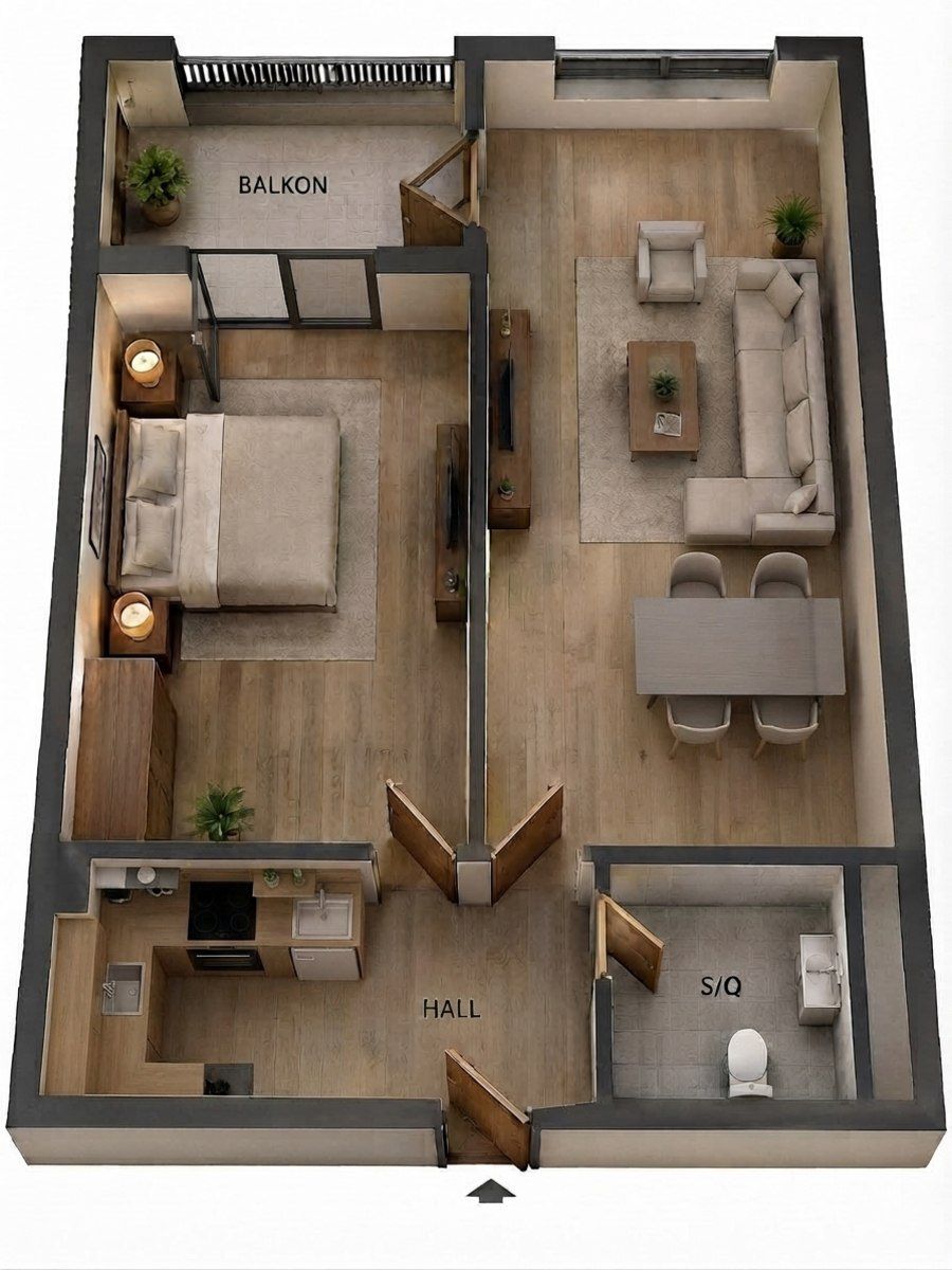 Satılır 2 otaqlı yeni tikili 70 m² — Mənzil, Bakı (2)