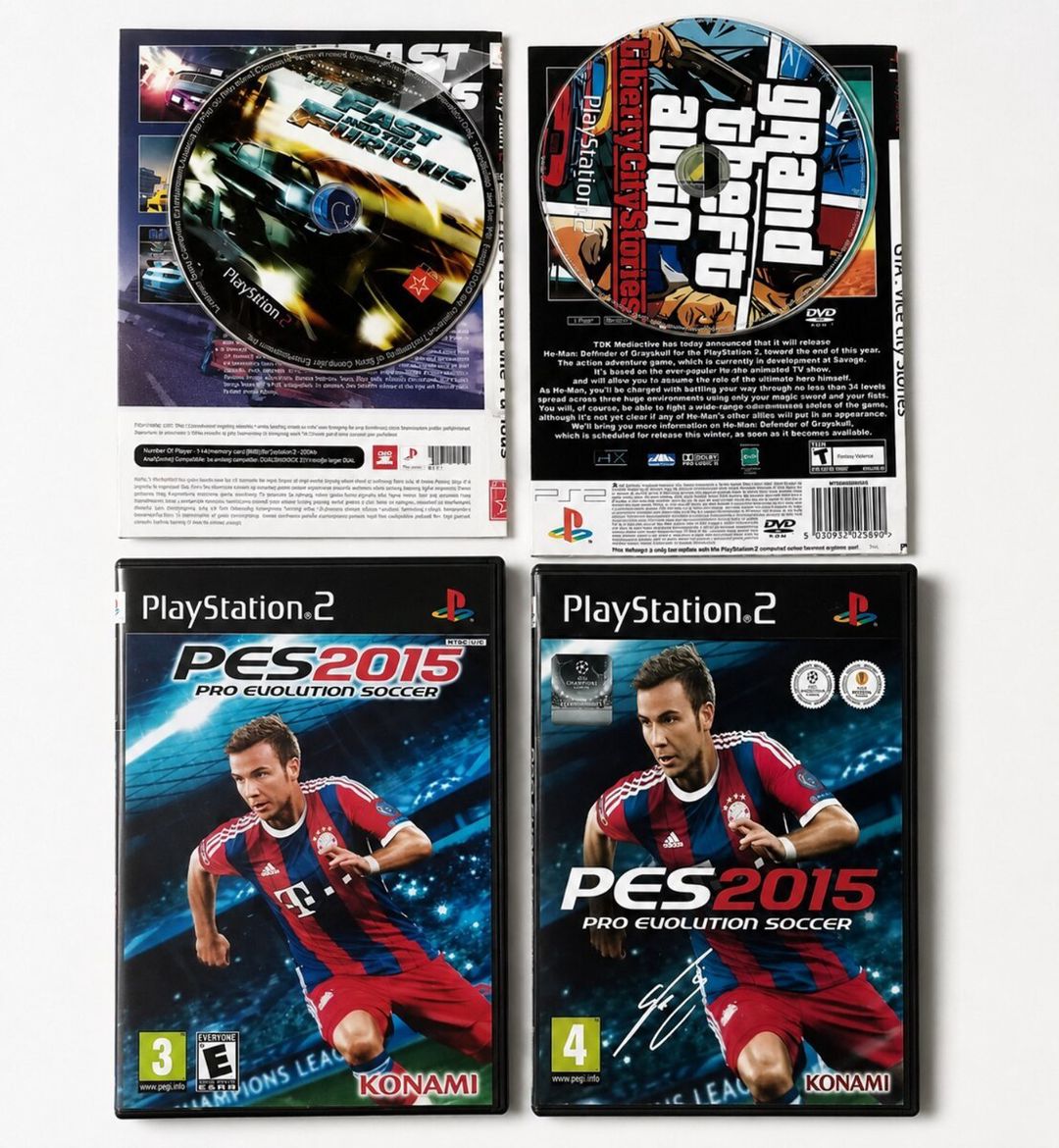 PlayStation 2 Slim +11 oyun diski — Oyun konsolları, Bakı (2)