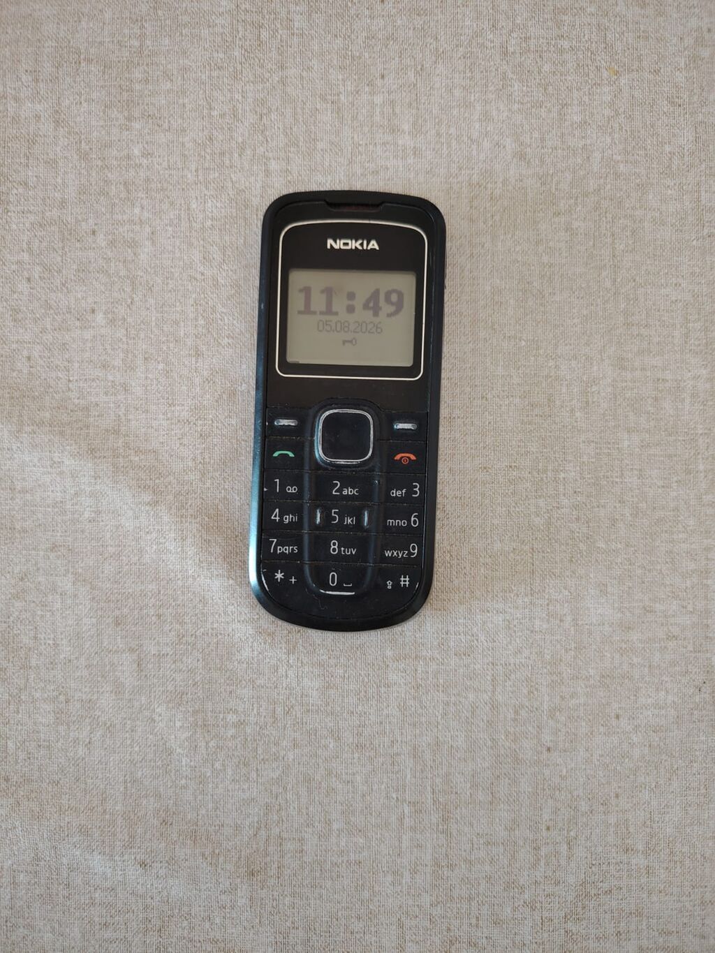 Nokia C12, rəng - Qara, Düyməli