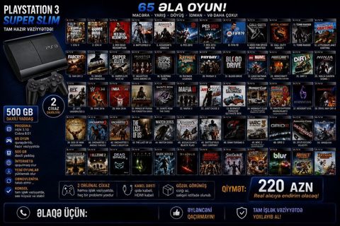 PlayStation 3 Super Slim oyun konsolu, 500 GB daxili yaddaşla təqdim — Игровые приставки