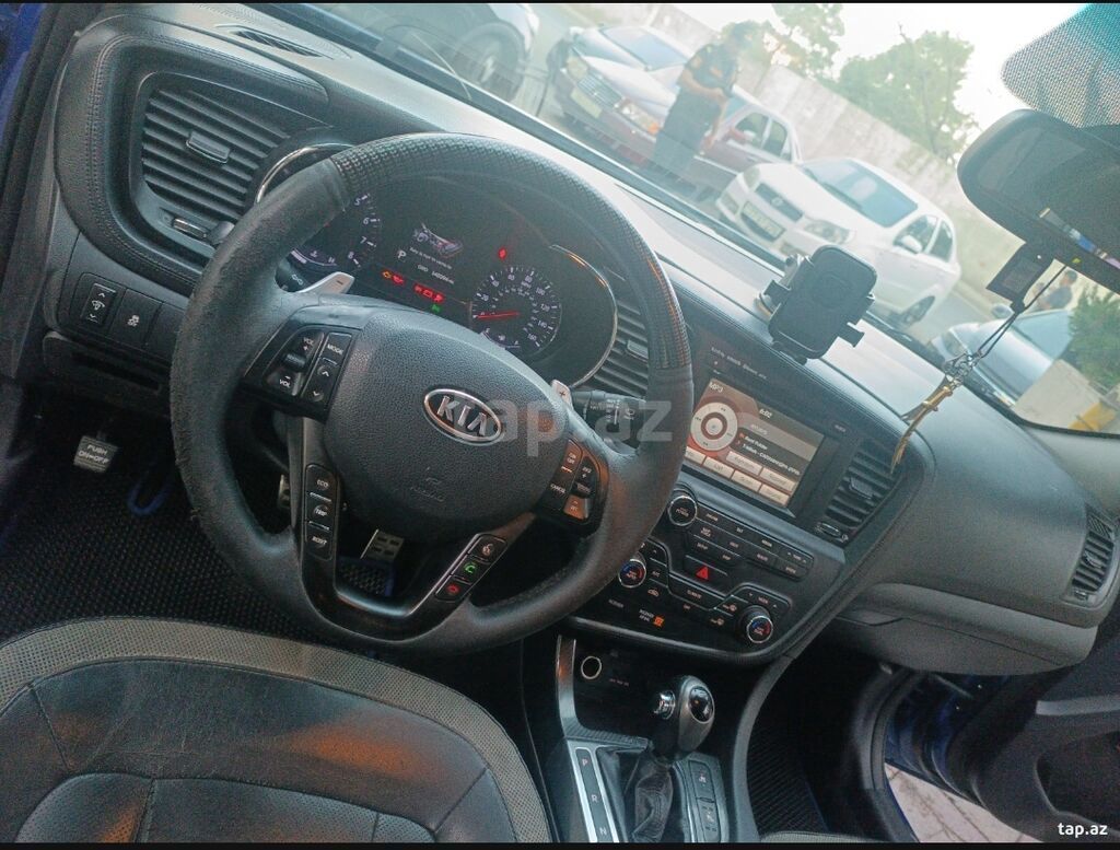 Kia Optima SX T-GDI, mavi rəngli sedan. Xarici: - Parlaq mavi kuzov — Avto, Bakı (9)