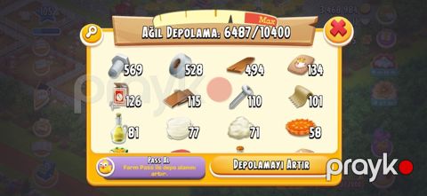 Salam Hay Day oyun hesabi 105lvl Dolu hesabdir deyerinden ucuz satilir