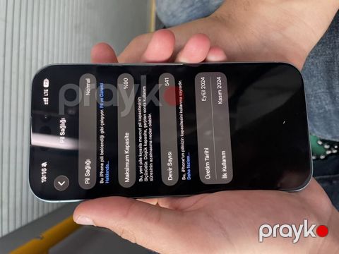 IPhone 16, 128 GB, Mavi, Face ID