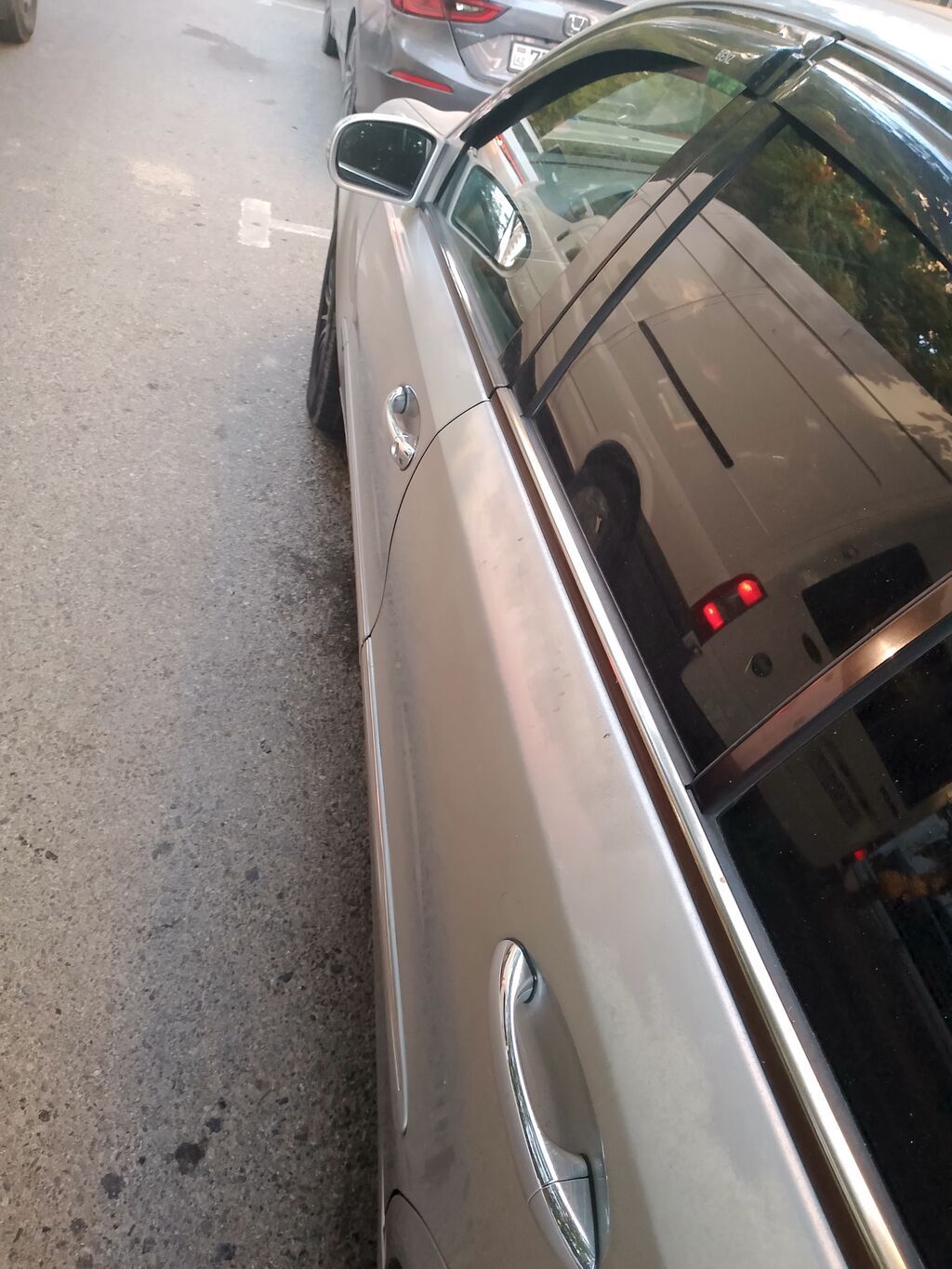 Mercedes-Benz E-Class sedan (W211), gümüşü rəng. - Kuzov: 4 qapılı — Avtomobillər, Bakı (4)