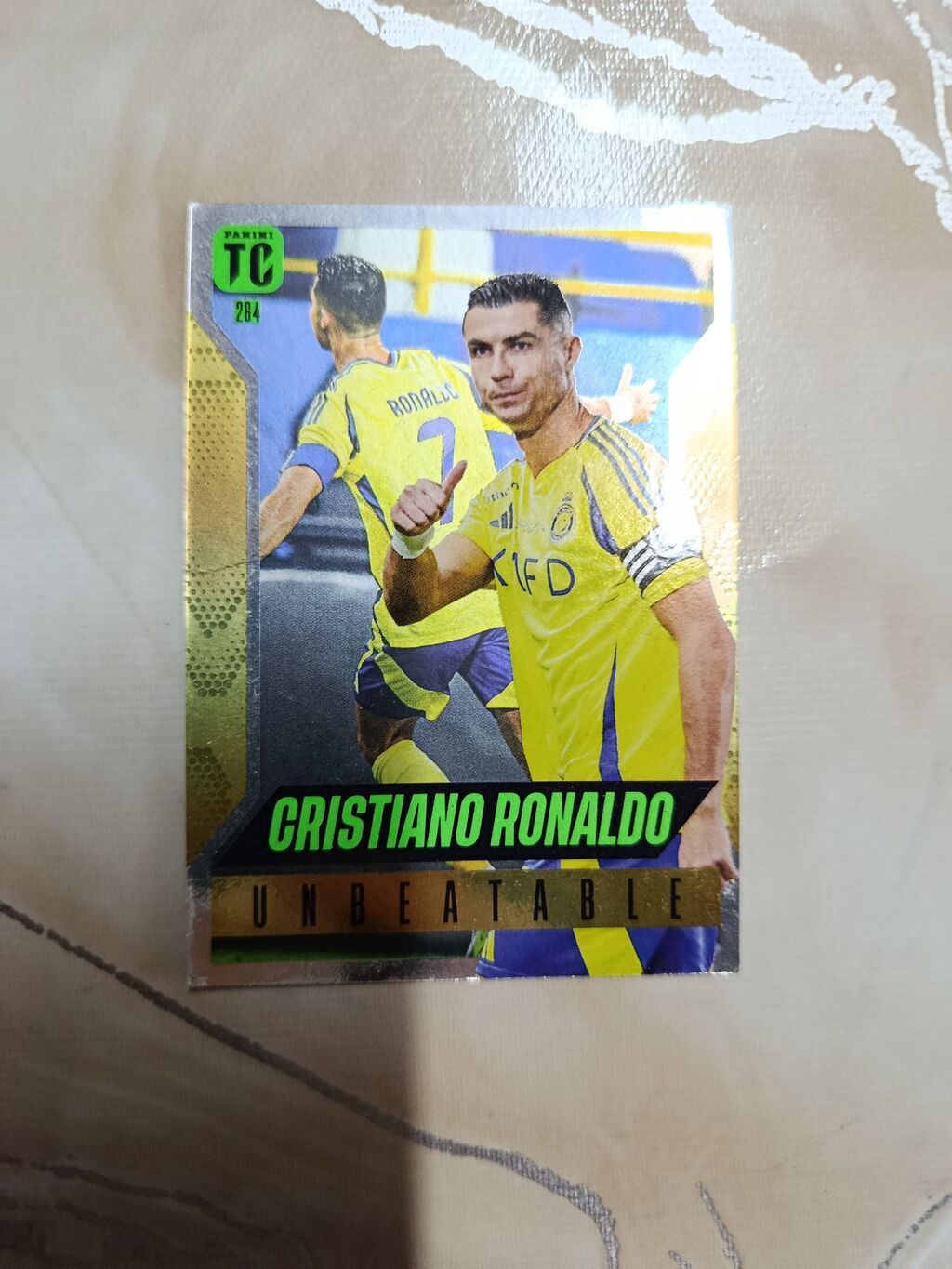 Cristiano Ronaldo kolleksiya kartı – Panini Top Class Panini Top