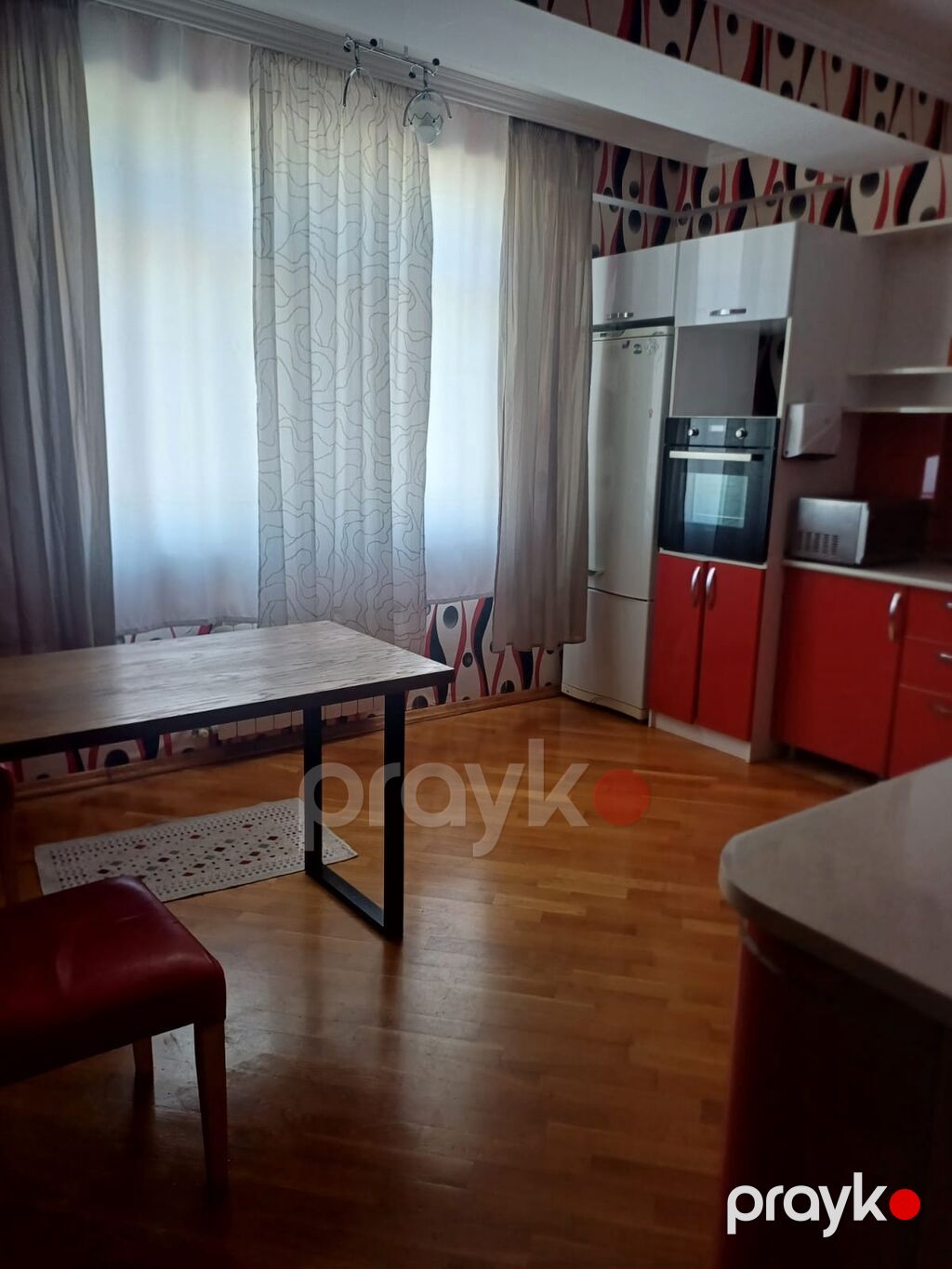 2 otaqlı mənzil – tam mebellə və texnika ilə - Geniş zal: asma tavan — Daşınmaz əmlak, Bakı (6)