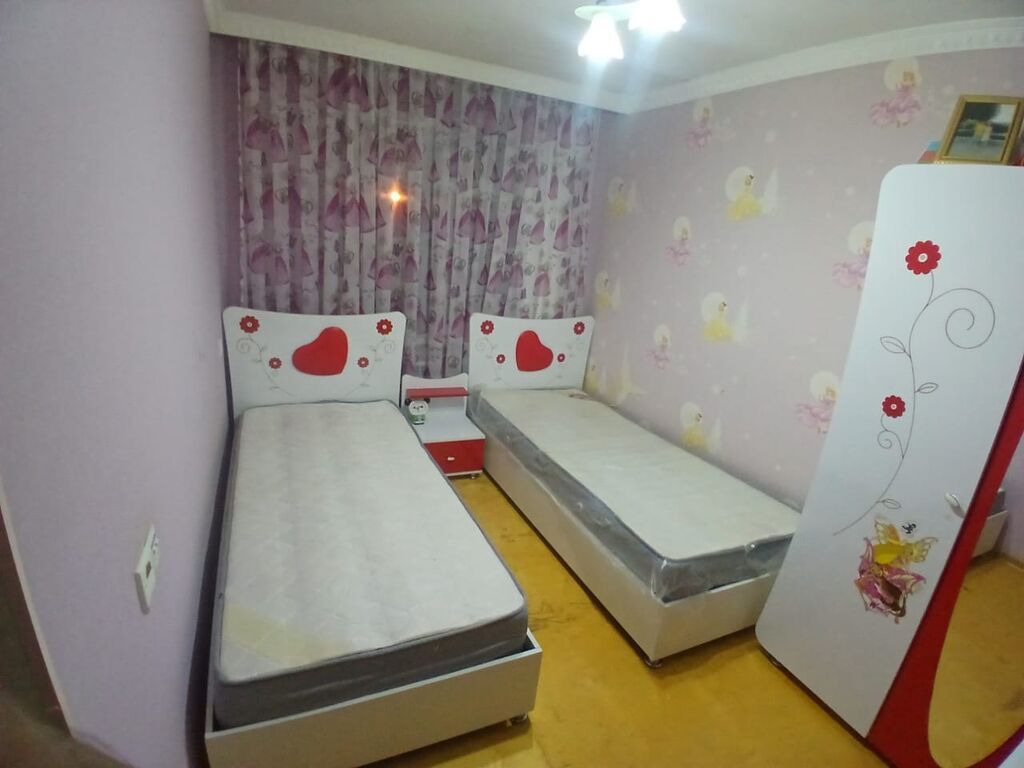 Uşaq/yeniyetmə otağı üçün mebel dəsti - 2 ədəd tək nəfərlik çarpayı