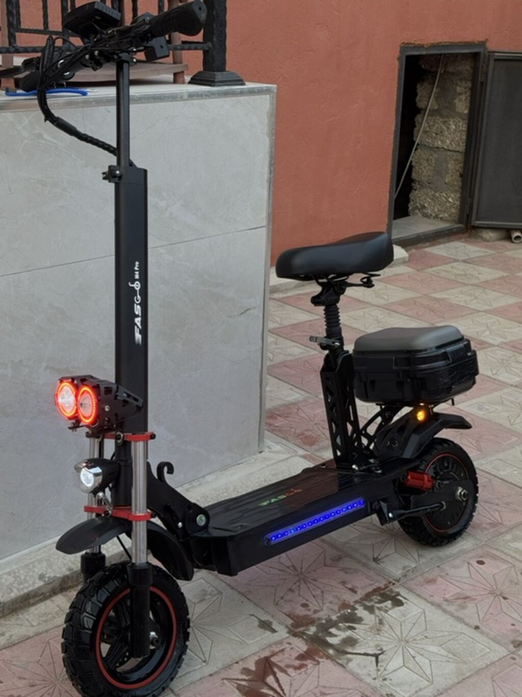 Skuter 1aydı alınıb çox az sürülüb 950alinib oturacaqı bagajı hərşeyi — Mallar, Digah