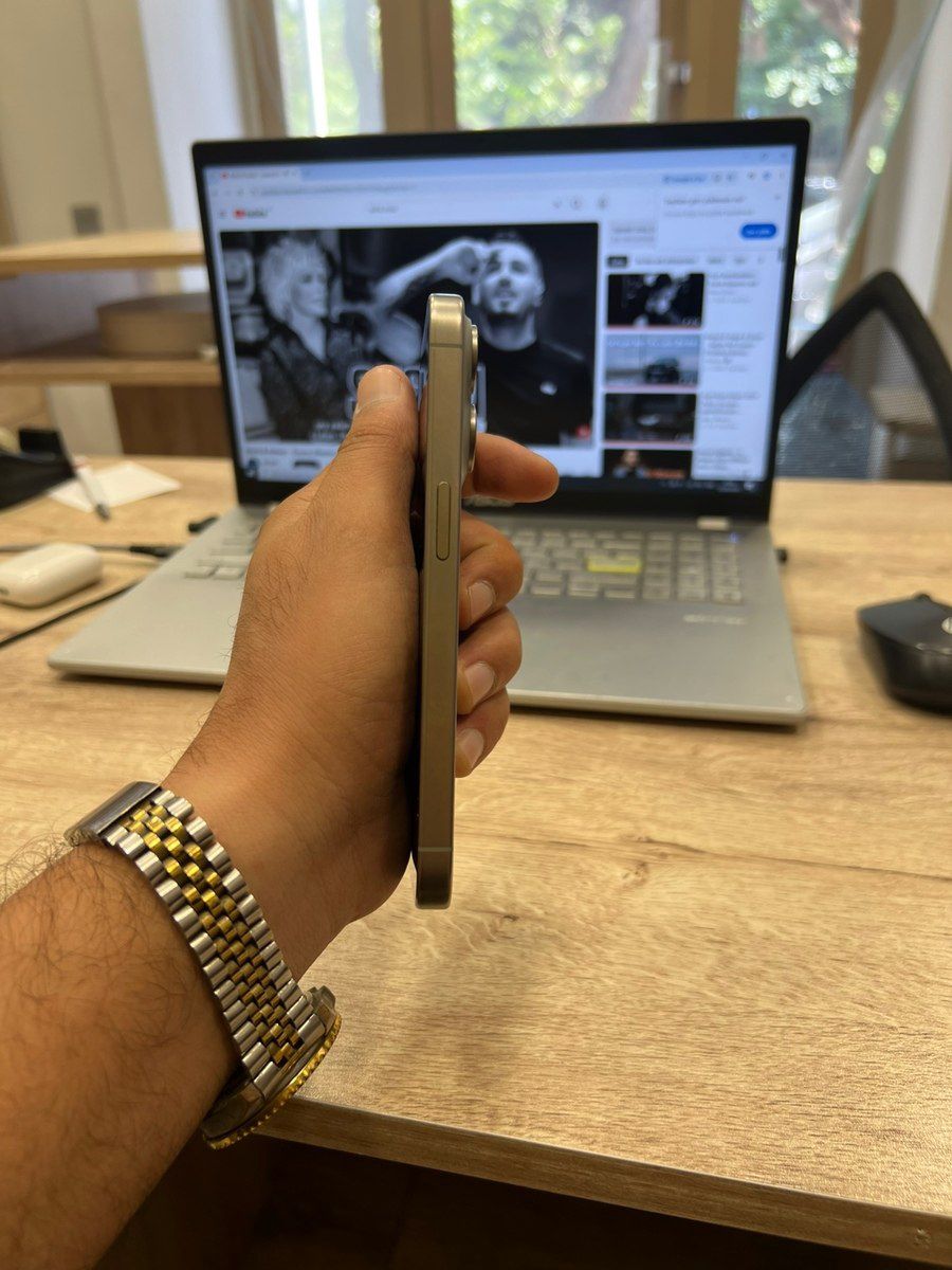 Apple iPhone 15 Pro Natural Titanium 256GB/8GB — Smartfonlar, Bakı (5)