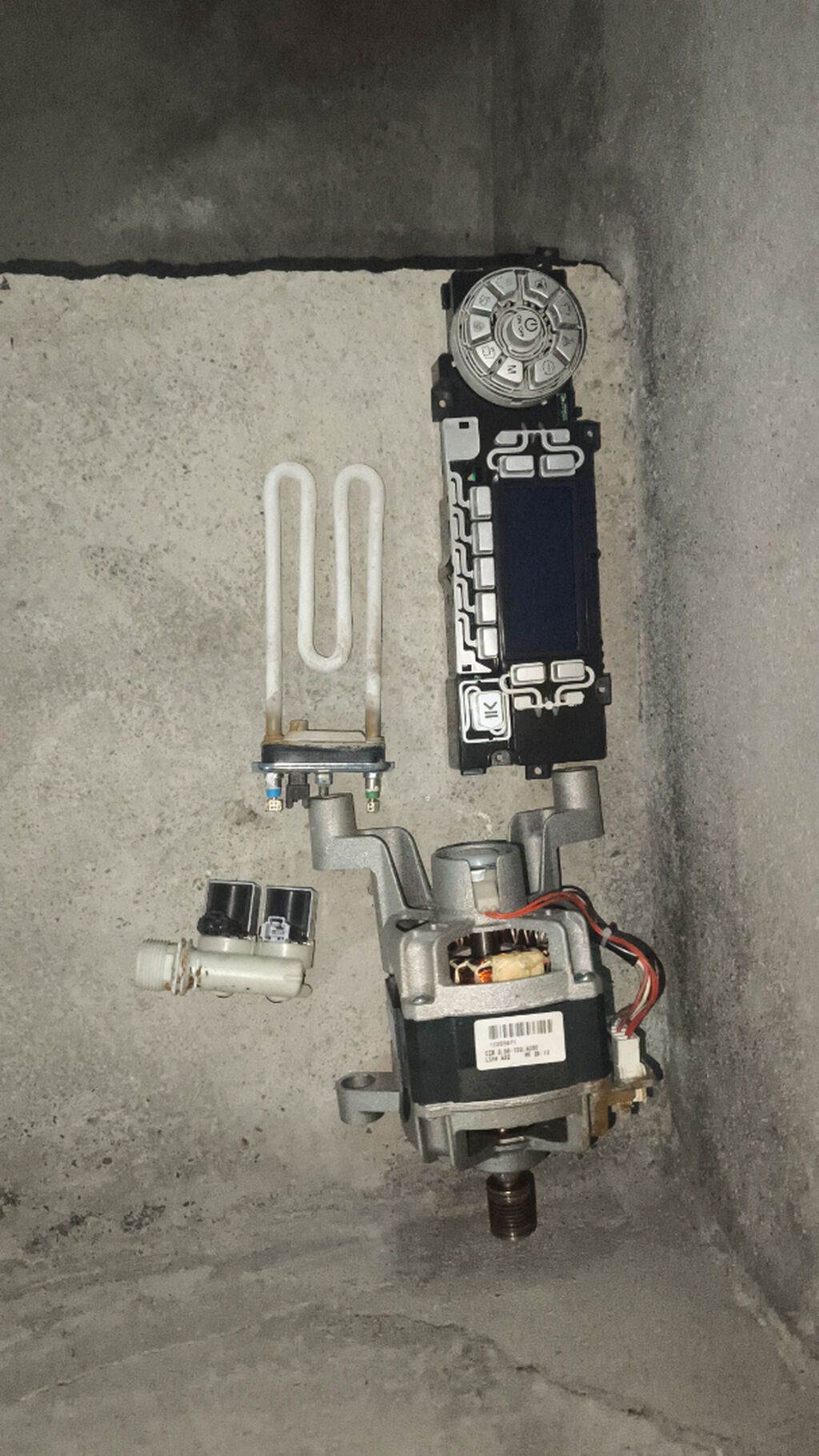 Paltaryuyan maşın Hotpoint Ariston, 7 kq, Ehtiyat hissələri kimi, Avtomat, Qurutma var