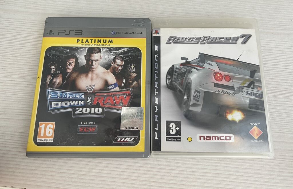 PS3 oyun diskləri – orijinal qablaşdırmada 2 ədəd - WWE SmackDown vs
