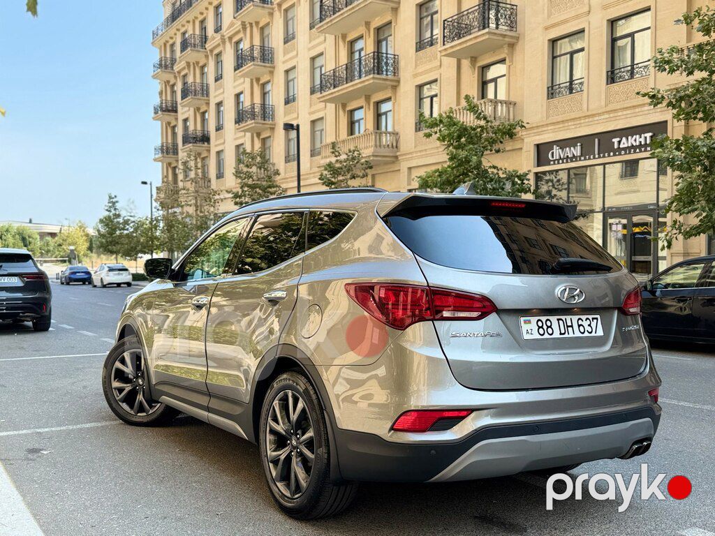 Hyundai Santa Fe, 2.0 L, 2018 il, 195 900 km — Avtomobillər, Bakı (6)