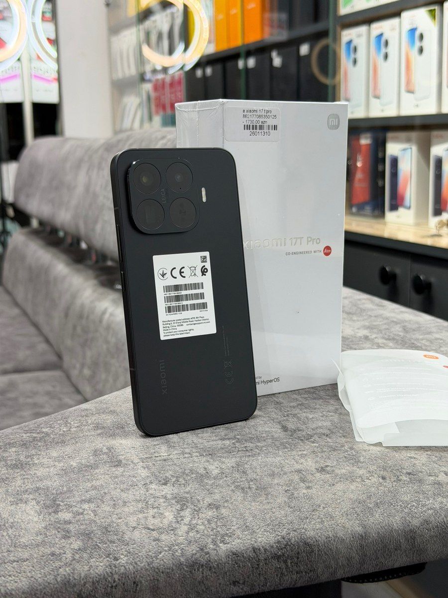 Xiaomi 17T Pro Black 512GB/12GB — Smartfonlar, Bakı (2)