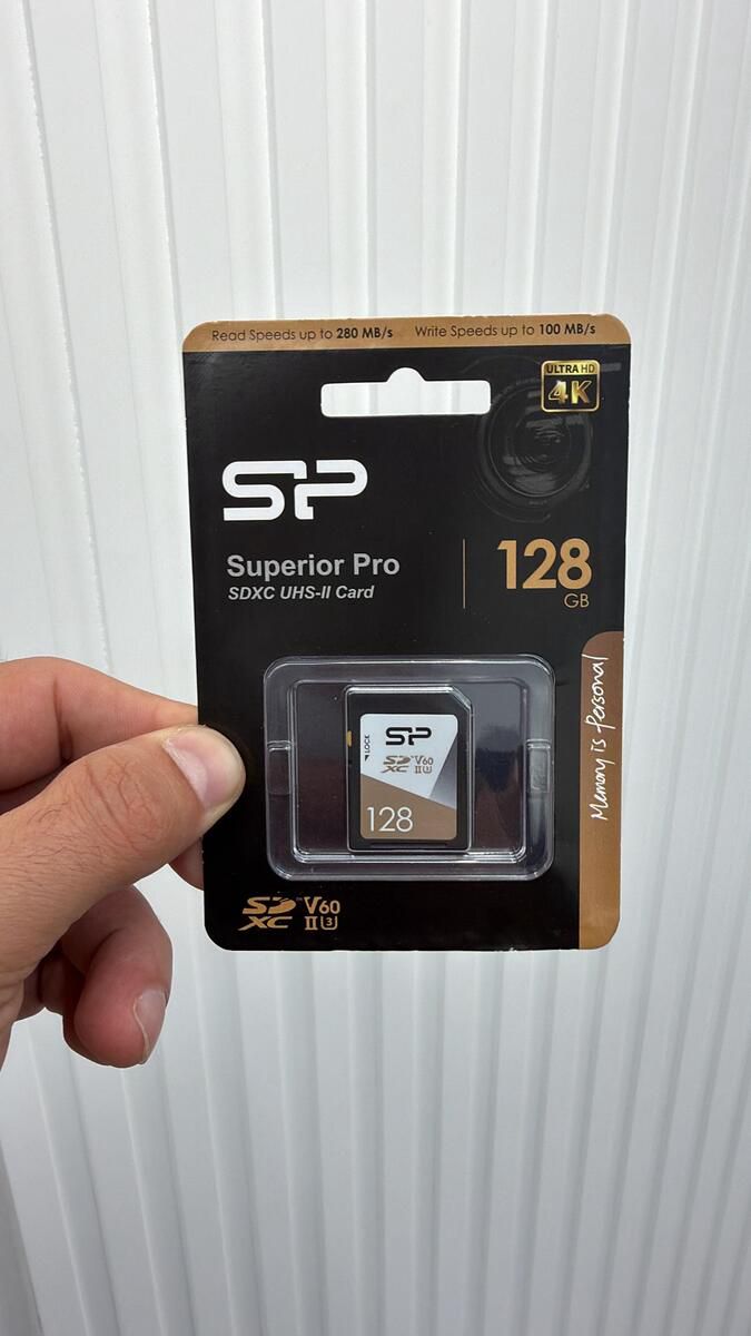 SP Superior Pro 128GB SDXC UHS-II — V60 / U3 / 4K — Elektronika, Bakı