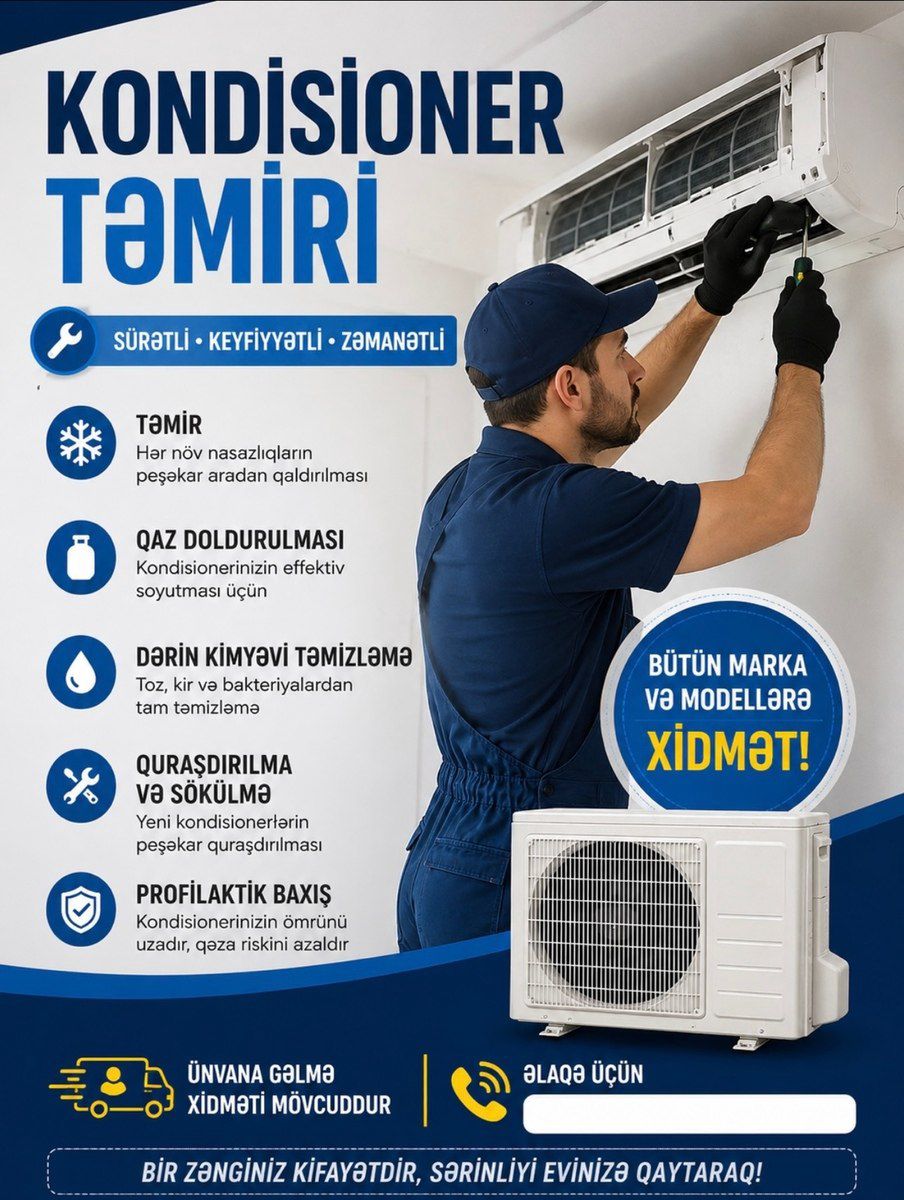 Kondisioner ustası — Mallar, Bakı