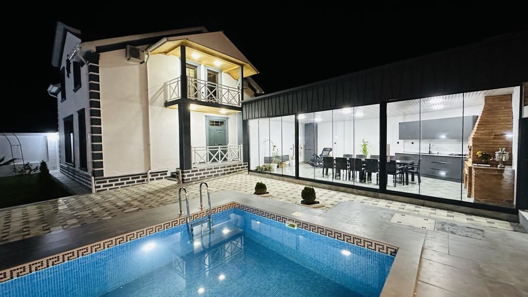 İcarəyə verilir 5 otaqlı həyət evi/bağ evi 240 m² — Ev, villa, Qəbələ (4)
