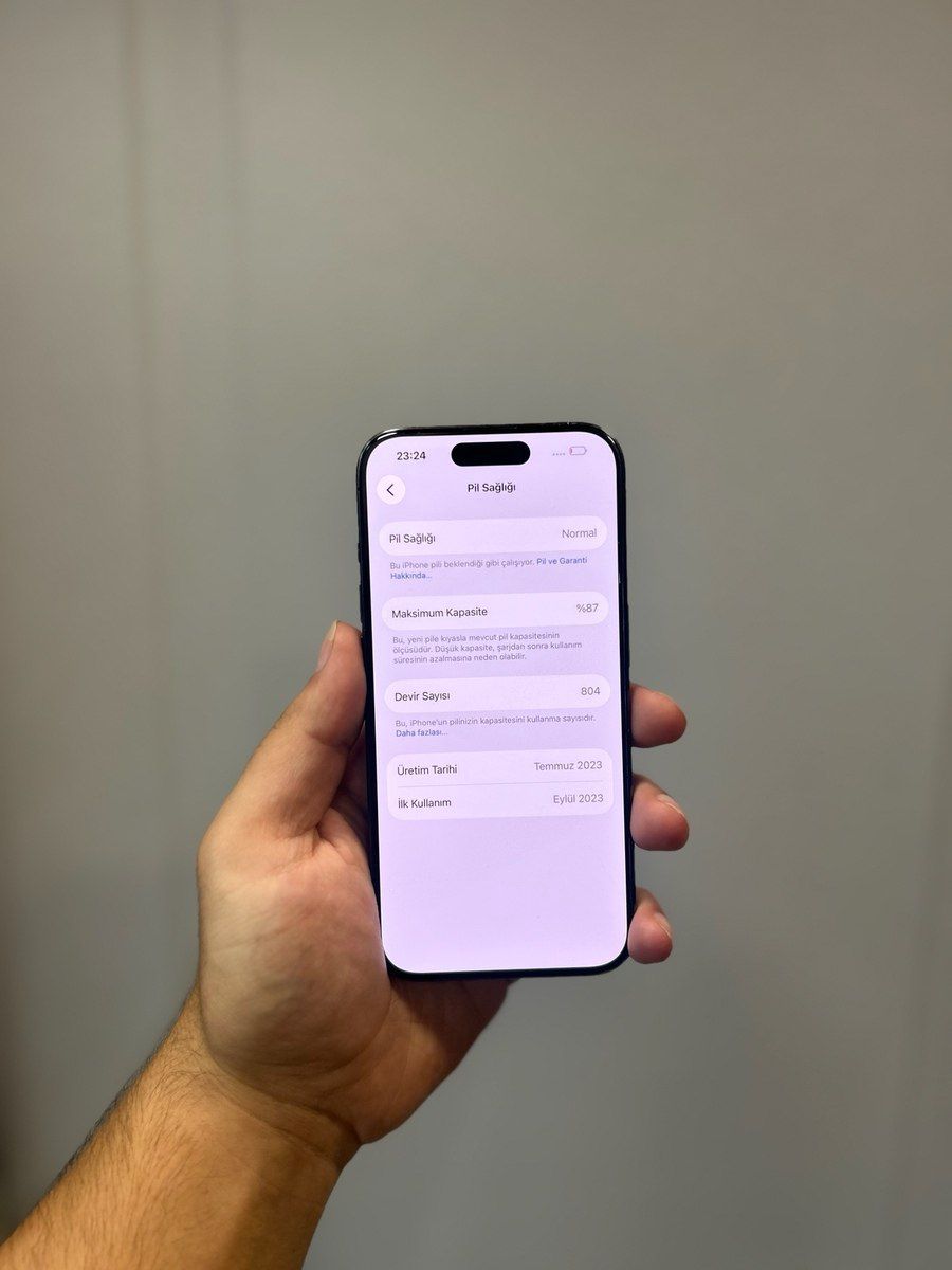 Apple iPhone 15 Pro Blue Titanium 128GB/8GB — Telefonlar və qadjetlər, Bakı (2)
