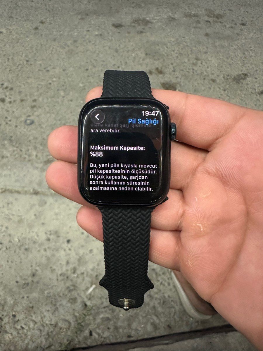 Apple Watch Series 8 Aluminum Midnight 45mm — Elektronika, Bakı (2)