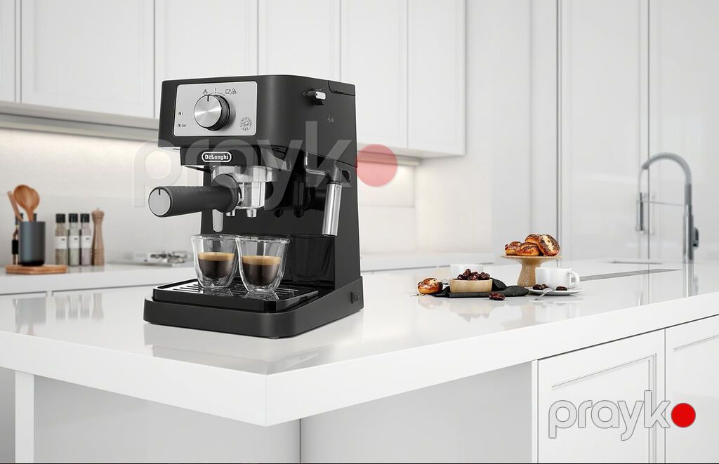 Qəhvə maşını Delonghi, Avtomat, Su qabı ilə, Yeni — Mətbəx texnikası, Bakı (5)