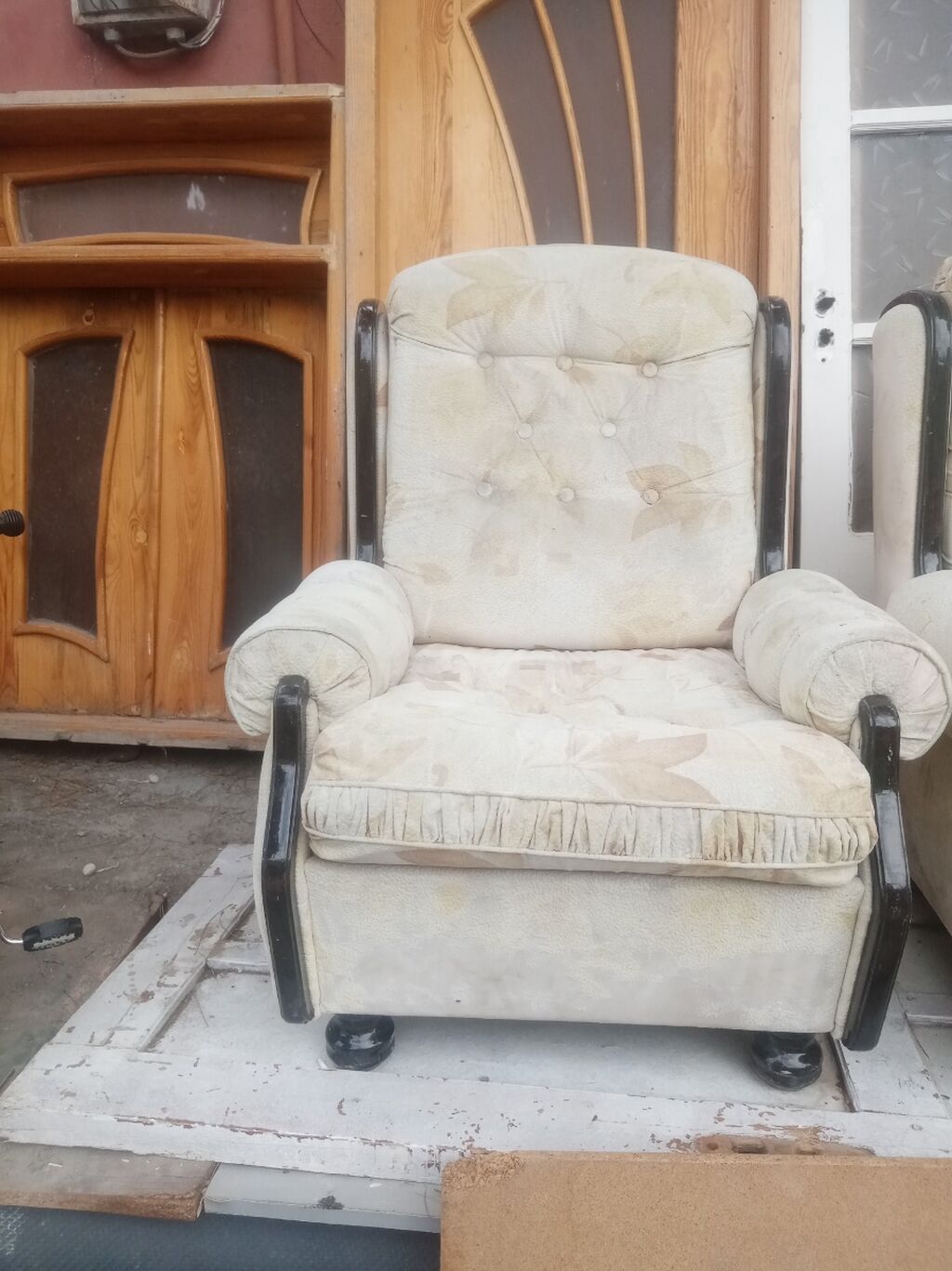 İşlənmiş, Kreslo-oturacaq, Vеlur parça — Kreslolar, Bakı