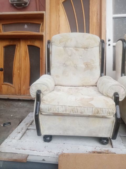 İşlənmiş, Kreslo-oturacaq, Vеlur parça