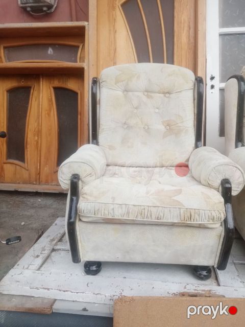 İşlənmiş, Kreslo-oturacaq, Vеlur parça — Bakı