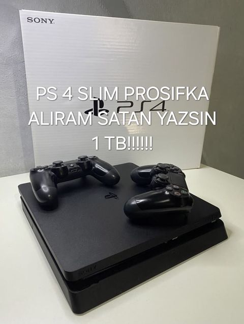 Ps 4 slim aliram 1 tb yaddas 2 pult 360 da vere bilerem