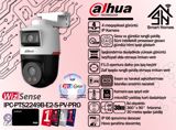 Dahua 4MP WizColor IP kamerası DH-IPC-PTS2249B-E2-S-PV-PRO — Smart Homes — Təhlükəsizlik sistemləri