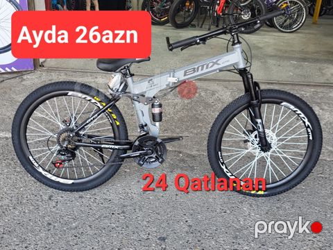 Qatlanan velosiped 24 BMX — Bakı