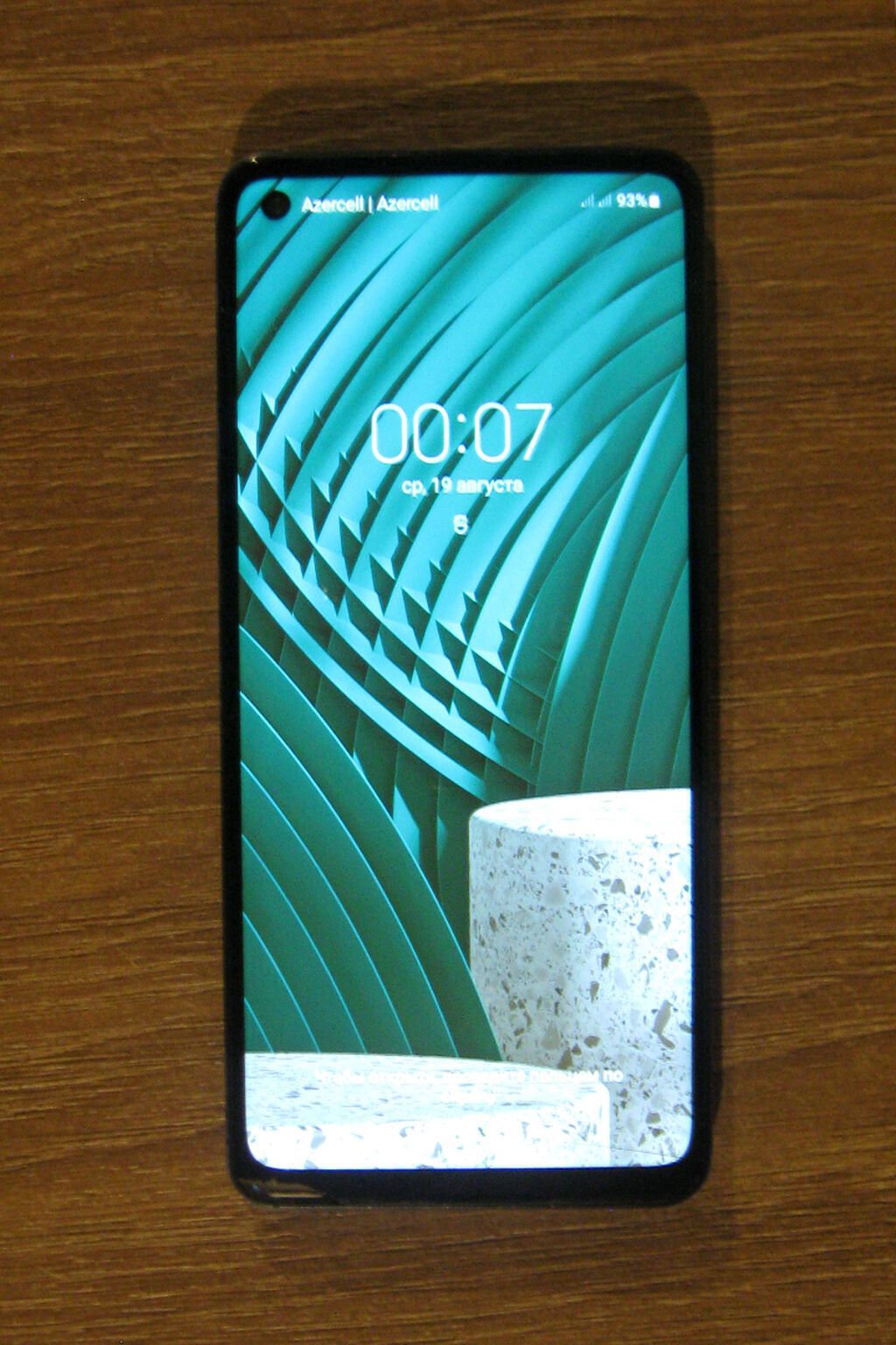 Samsung Galaxy A21S, rəng - Göy, Barmaq izi, İki sim kartlı, Face ID