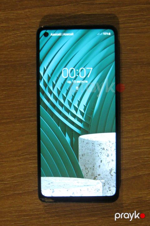 Samsung Galaxy A21S, rəng - Göy, Barmaq izi, İki sim kartlı, Face ID