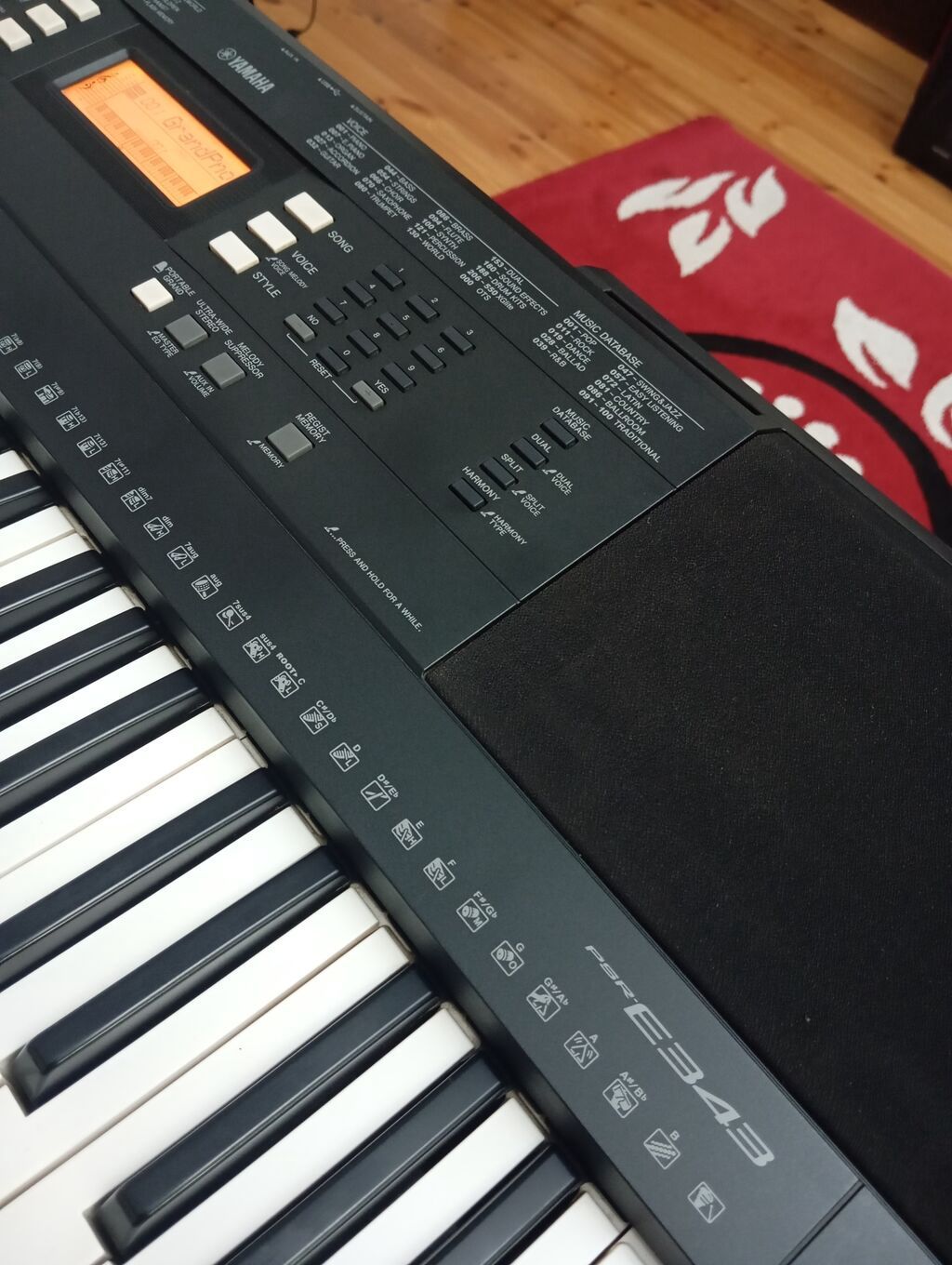 Yamaha PSR-E343 elektronik klaviatura/sintezator əla vəziyyətdədir — Musiqiə alətləri, Digah (5)