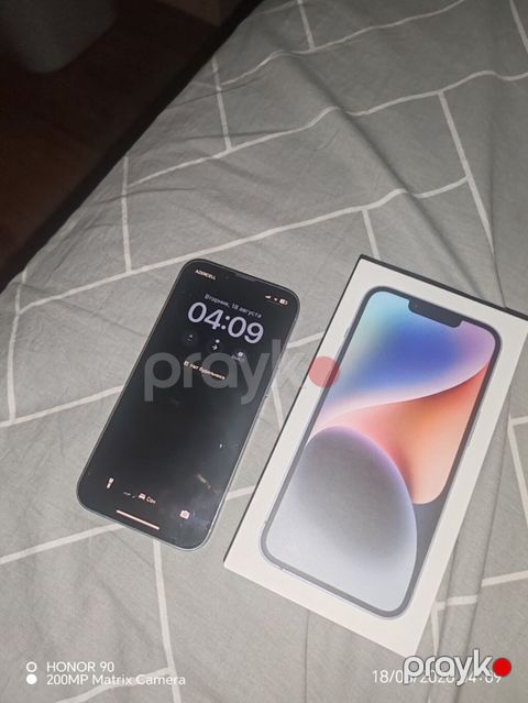 IPhone 14, Mavi, Barmaq izi, Face ID